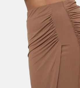 Ruched Knitted Jersey Midi Skirt Ruched Knitted Jersey Midi Skirt