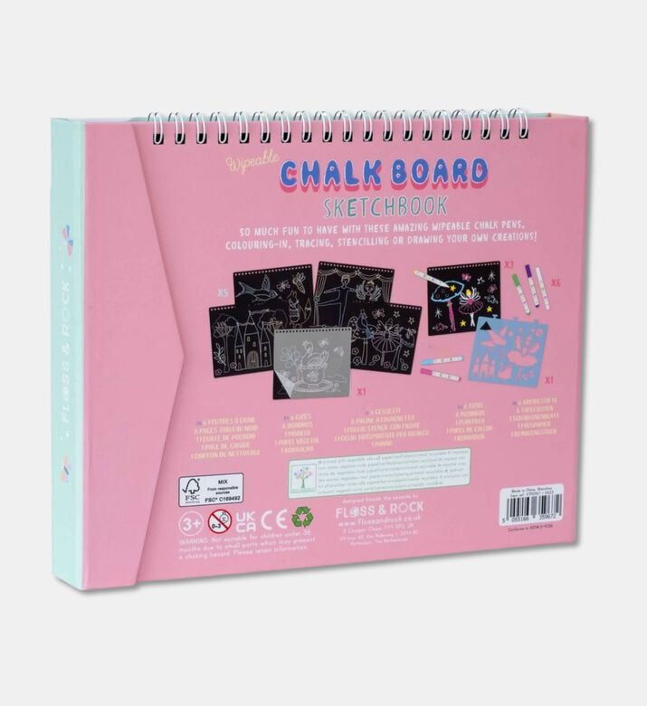 Floss and Rock Enchanted Chalkboard Sketchbk, Packshot View