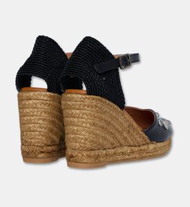 Kanna Shoes Sandal Wedge, Black, Eu-41, Packshot View