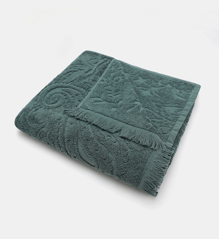 Fabric Embroidered Fringes Towel