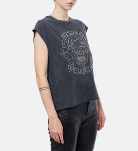 Zadig et Voltaire Rhinestone-embellished Sleeveless Top, Model View