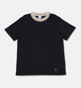 Eleventy Regular-fit Hip-skimming T-shirt, Anthracite, 14y, Packshot View