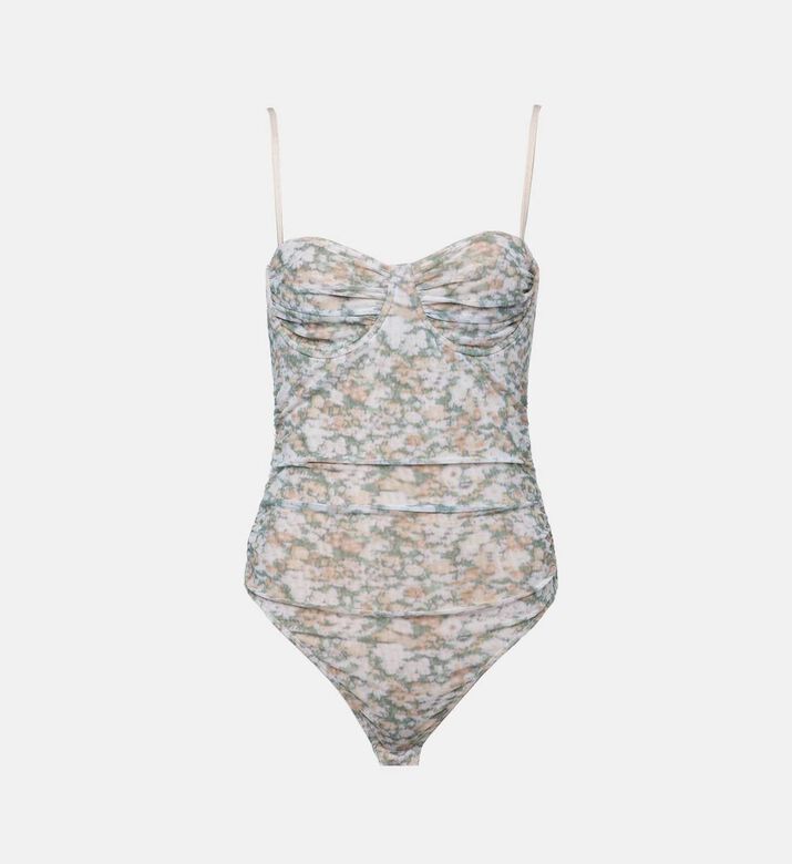 بودي سوت بطبعة أزهار على كامله