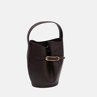 Belted Mini Buckle Bucket Bag
