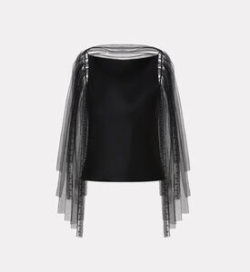 Christopher Esber Sleeveless Satin Top, Black, 10, Packshot View