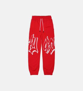 Sprayground Pant Graffiti, Red, 16y, Packshot View