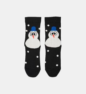 جوارب عيد الميلاد القطنية لرجل الثلج
