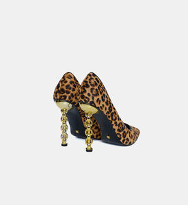 Lydia Leopard Stiletto Leather Pumps