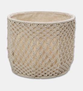 Home Deco and More Sona Cotton Robe Waste Bin, Packshot View