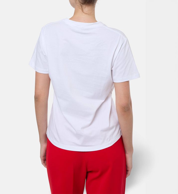 The Kooples Heart-print Crewneck T-shirt, Model View