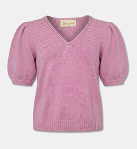 Luisa Spagnoli Short-sleeve V-neck Pullover, Packshot View