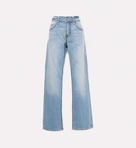 Classic-cut 5-pockets Denim Pants Classic-cut 5-pockets Denim Pants