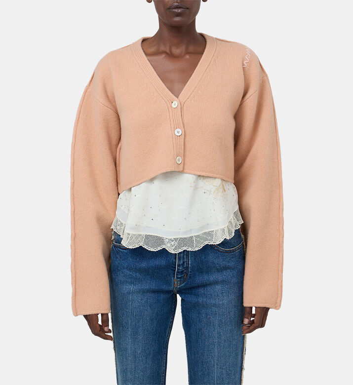 Long-sleeve Cropped Cardigan Long-sleeve Cropped Cardigan