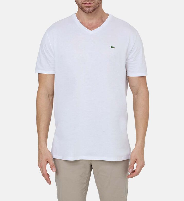 V-neck Pima Cotton Jersey T-shirt