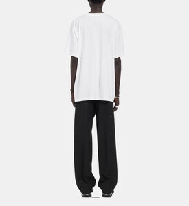 تيشيرت قطن بطبعة