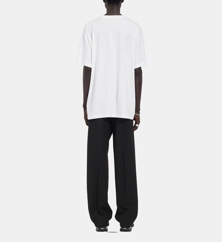 تيشيرت قطن بطبعة