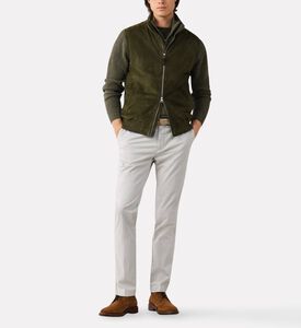 Hackett London Gilet Suede, Model View