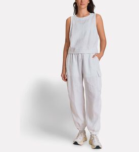 LIVE! Pure Linen Tank Top, Model View