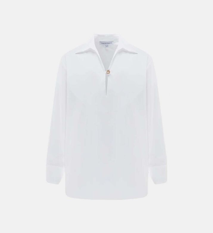 V-neck Long-sleeve Shirt