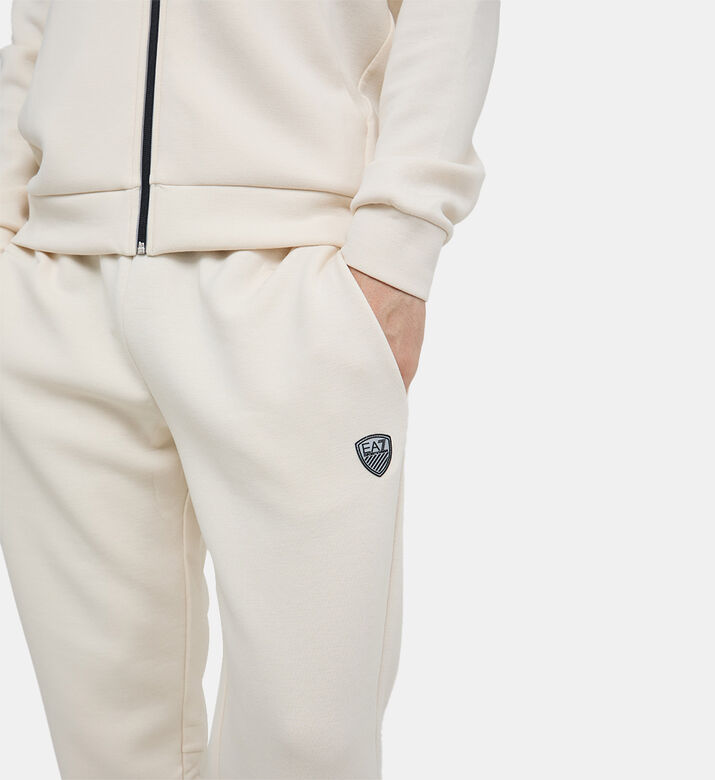 بدلة رياضية بياقة عالية برقعة لوغو