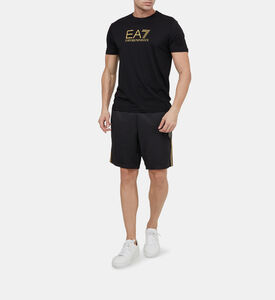 Cotton Gold Logo-print T-shirt