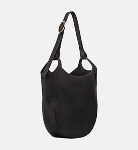 Longchamp Le Foulonne Hobo Bag, Black, Packshot View
