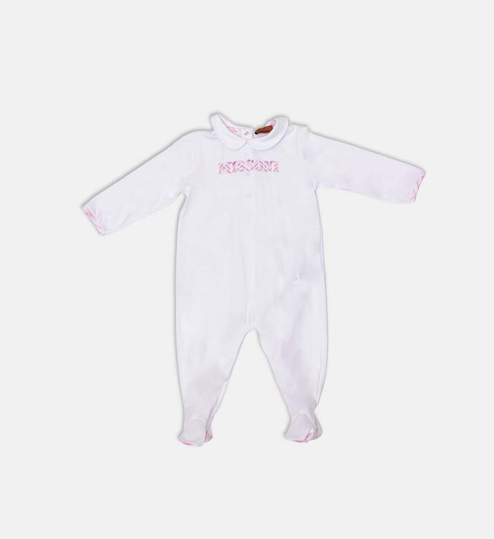 طقم 3 قطع قطن بلوغو مطرز