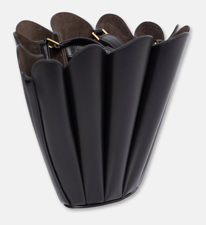 Mlouye Bag Mini Seashell Tote, Black, Packshot View