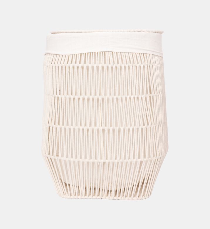 Cotton Rope Lining Laundry Basket