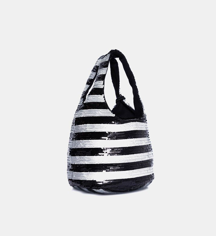 Mini Sequin Shopper Bag