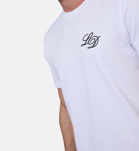 تيشيرت قصير الأكمام بياقة دائرية