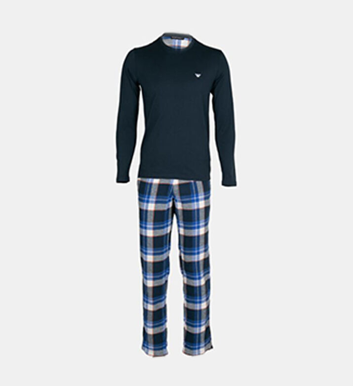 Cotton Logo-printed Woven Pyjama