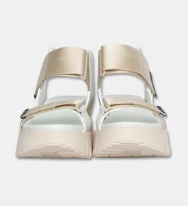 UN United Nude Cow Leather Wedge Heel Sandalssma, Cream, Eu-36, Packshot View