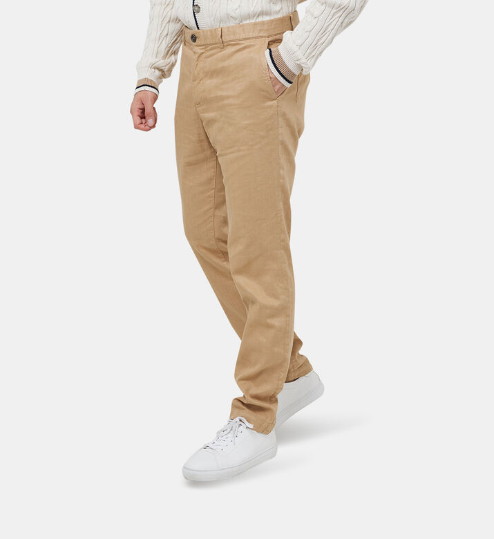 Slim-cut Straight-legged Trousers