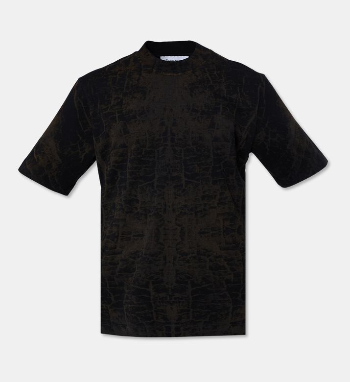 Etudes Embroidered Logo Acid-wash T-shirt, Packshot View