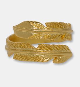 Ottoman Hands Ring Gold Feather Adjus, Packshot View