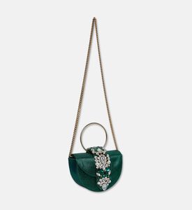 Gedebe Circular Top Handle Bag, Green, Packshot View