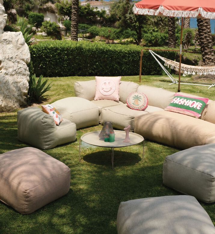 Home Deco and More Nirvana 1-seater Sofa, Orange, Packshot View