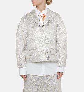 جاكيت قصير بصف أزرار