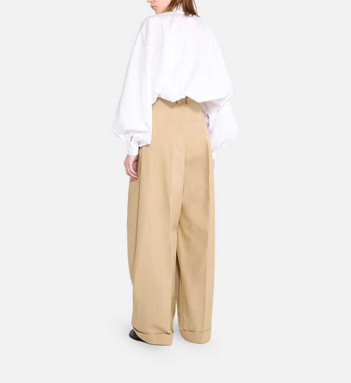 Button-down Ankle-length Pants