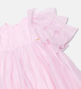 Poca and Poca Ruffle Sleeve Flared Dress, Packshot View