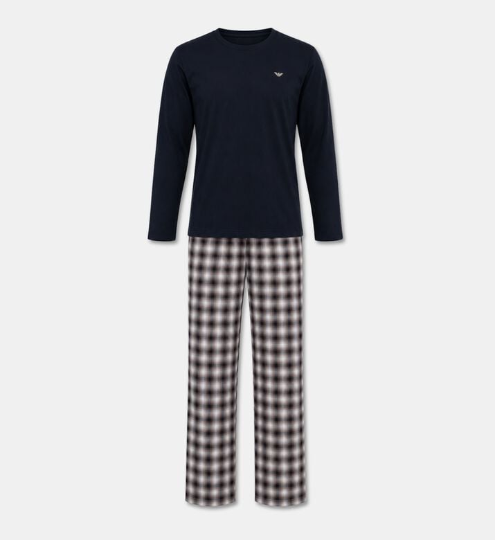Emporio Armani Nightwear Pyjama, Brown, Xl, Packshot View