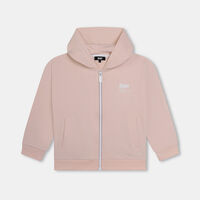 Unisex Logo-print Hooded Cardigan