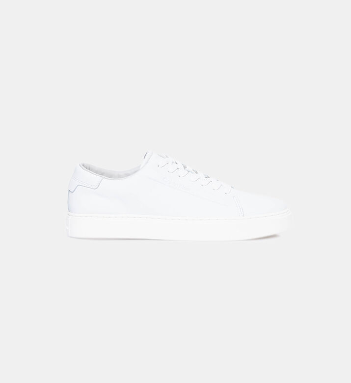Leather Low-top Lace-up Sneakers