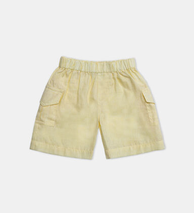 Linen Cargo Shorts