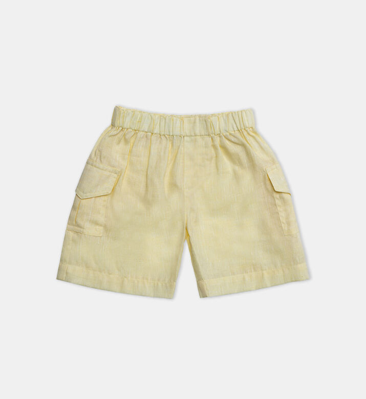 Linen Cargo Shorts