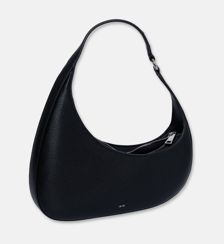 JW PEI Harlee Leather Shoulder Bag, Black, Packshot View