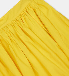 تنورة ميدي قطنية بتطريزات إنجليزية