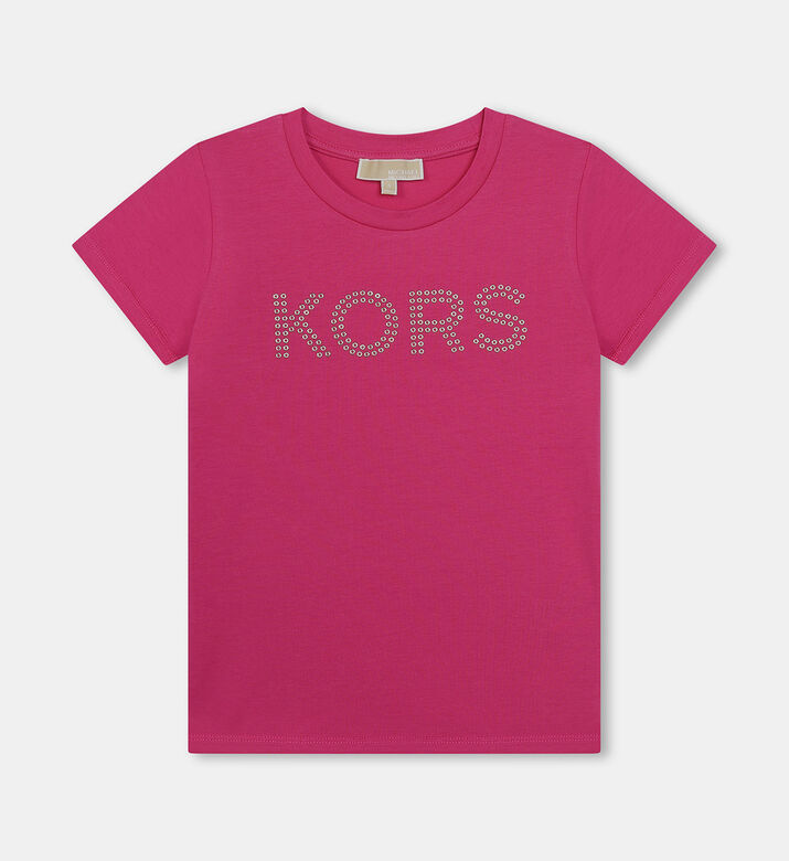 Studded Logo Short-sleeved T-shirt