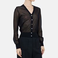 Etretat Sheer Cotton Cardigan